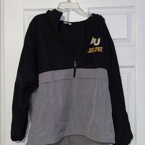 Hooded Adelphi University Windbreaker
